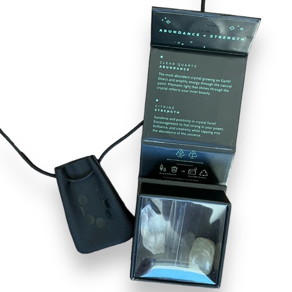 Shoppe Geo Crystal Magic Mini Energy Set Quartz Citrine Goddess Provisions Pouch - Picture 2 of 14